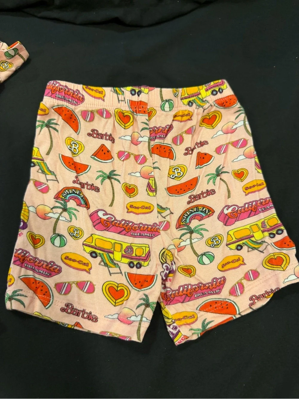Posh Peanut Barbie California Dreamin' pajama set Size 2T EUC